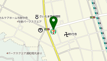 宅配ロッカーPUDO セブン-イレブン さいたま鈴谷4丁目店の地図画像