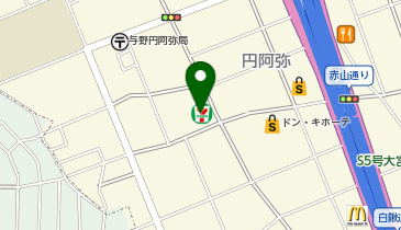 宅配ロッカーPUDO セブン-イレブン さいたま円阿弥2丁目店の地図画像