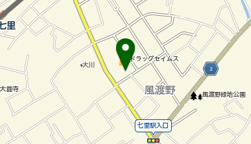 宅配ロッカーPUDO セブン-イレブン さいたま風渡野店の地図画像