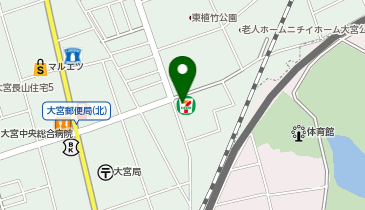 宅配ロッカーPUDO セブン-イレブン さいたま植竹町1丁目店の地図画像