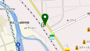 宅配ロッカーPUDO セブン-イレブン さいたま吉敷町4丁目店の地図画像