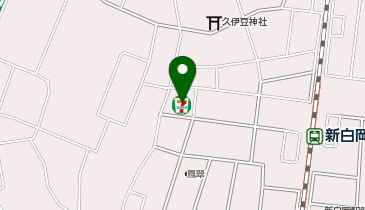 宅配ロッカーPUDO セブン-イレブン 新白岡駅西口店の地図画像