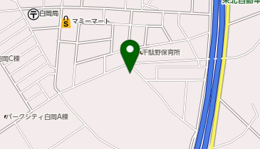 宅配ロッカーPUDO セブン-イレブン 白岡千駄野店の地図画像