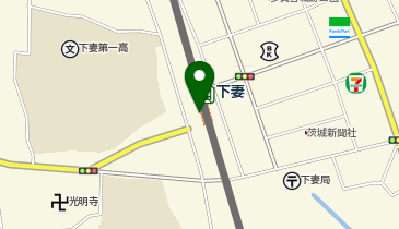 宅配ロッカーPUDO 関東鉄道 下妻駅の地図画像