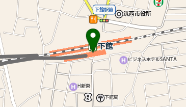 宅配ロッカーPUDO 関東鉄道 下館駅の地図画像