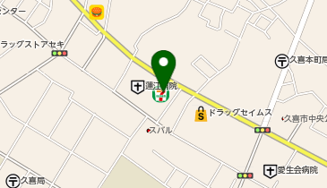 宅配ロッカーPUDO セブン-イレブン 久喜本町1丁目店の地図画像