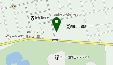 宅配ロッカーPUDO 郡山市役所の地図画像