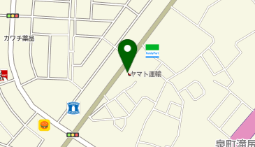 宅配ロッカーPUDO ヤマト運輸 いわき泉センターの地図画像