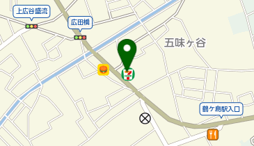 宅配ロッカーPUDO セブン-イレブン 鶴ヶ島東店の地図画像