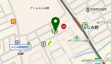 宅配ロッカーPUDO セブン-イレブン 富士見市ふじみ野駅西口店の地図画像