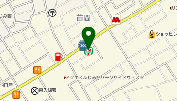 宅配ロッカーPUDO セブン-イレブン 大井うれし野店の地図画像