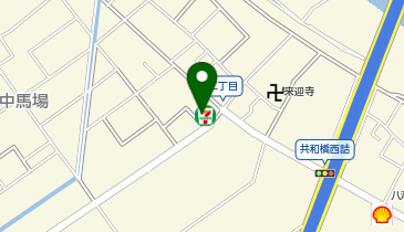 宅配ロッカーPUDO セブン-イレブン 八潮2丁目店の地図画像