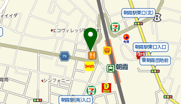 宅配ロッカーPUDO セブン-イレブン 朝霞駅前店の地図画像