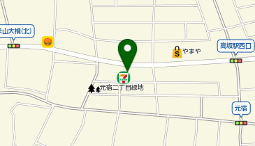 宅配ロッカーPUDO セブン-イレブン 高坂駅西口店の地図画像