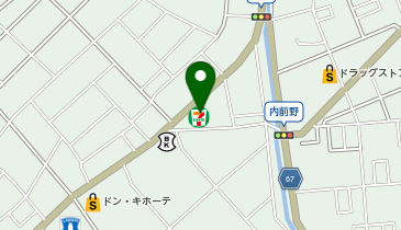 宅配ロッカーPUDO セブン-イレブン 松伏町松伏店の地図画像