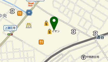 宅配ロッカーPUDO イオンモールなかまの地図画像