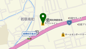 宅配ロッカーPUDO サンシャイン 朝倉店の地図画像