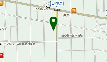 宅配ロッカーPUDO ドラッグユタカ 岐南上印食店の地図画像