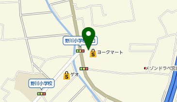 宅配ロッカーPUDO ヨークマート 川崎野川店の地図画像