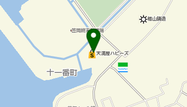 宅配ロッカーPUDO 天満屋ストア ハピーズ笠岡美の浜店の地図画像