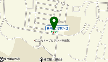 宅配ロッカーPUDO セブン-イレブン 横浜森の台店の地図画像