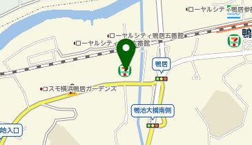 宅配ロッカーPUDO セブン-イレブン 横浜鴨居1丁目店の地図画像