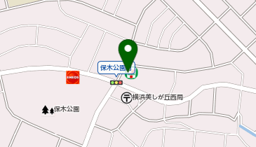 宅配ロッカーPUDO セブン-イレブン 横浜美しが丘西保木店の地図画像