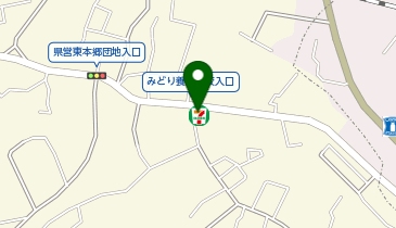 宅配ロッカーPUDO セブン-イレブン 横浜東本郷5丁目店の地図画像