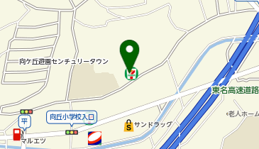 宅配ロッカーPUDO セブン-イレブン 川崎平店の地図画像