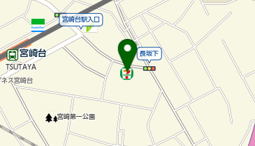 宅配ロッカーPUDO セブン-イレブン 川崎宮崎2丁目店の地図画像