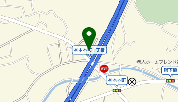 宅配ロッカーPUDO セブン-イレブン 川崎神木本町1丁目店の地図画像