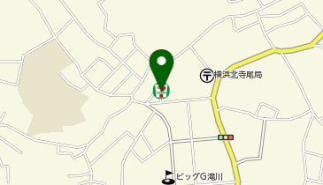 宅配ロッカーPUDO セブン-イレブン 横浜北寺尾7丁目店の地図画像