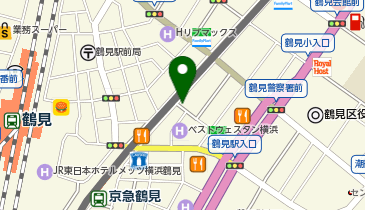 宅配ロッカーPUDO セブン-イレブン 横浜鶴見中央4丁目店の地図画像