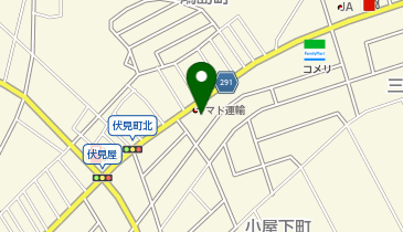 宅配ロッカーPUDO ヤマト運輸 碧南伏見センターの地図画像