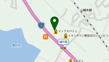 宅配ロッカーPUDO マックスバリュ 東加古川店の地図画像