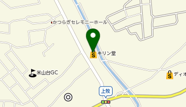 宅配ロッカーPUDO キリン堂 上牧店の地図画像