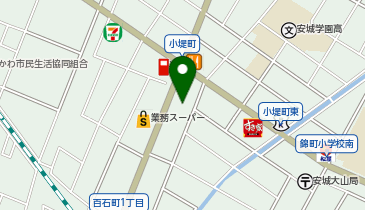 宅配ロッカーPUDO ドラッグスギヤマ 安城店の地図画像