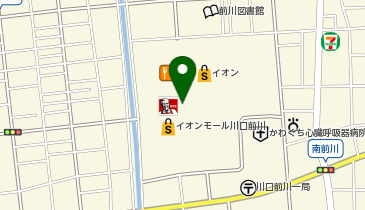 宅配ロッカーPUDO イオンモール川口前川の地図画像