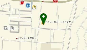 宅配ロッカーPUDO イズミヤ 玉手店の地図画像