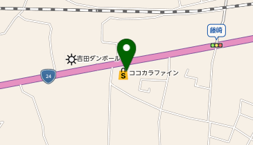 宅配ロッカーPUDO ココカラファイン 粉河店の地図画像