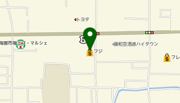 宅配ロッカーPUDO フジ フジ高岡店の地図画像