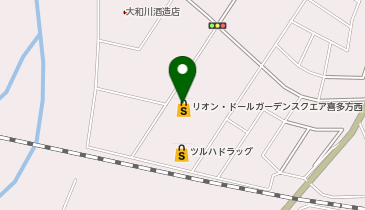 宅配ロッカーPUDO リオン・ドール 喜多方西店の地図画像