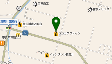 宅配ロッカーPUDO ココカラファイン 貴志川店の地図画像