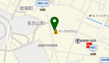 宅配ロッカーPUDO マックスバリュ 城の西店の地図画像