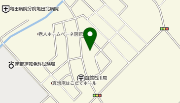 宅配ロッカーPUDO サツドラ 函館石川店の地図画像