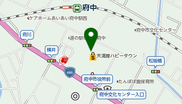 宅配ロッカーPUDO 天満屋ストア ハピータウン府中店の地図画像