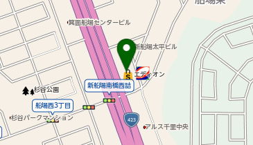 宅配ロッカーPUDO エディオン 箕面船場店の地図画像