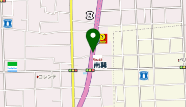 宅配ロッカーPUDO Osaka Metro千日前線 南巽駅 改札付近の地図画像