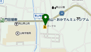 宅配ロッカーPUDO パークス 東山店の地図画像