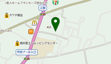 宅配ロッカーPUDO ヤマト運輸 信州中野センターの地図画像